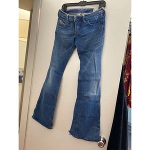 Diesel flare blue jeans